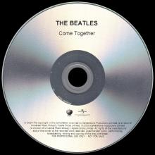 2019 09 27 THE BEATLES - COME TOGETHER - PROMO - APPLE UNIVERSAL CDR  - pic 1