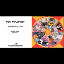 UK 2018 09 18 - 2019 11 29 - PAUL McCARTNEY - HOME TONIGHT ⁄ IN A HURRY - CDR - PROMO - pic 1