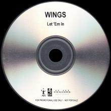UK 2014 12 03 - WINGS LET'EM IN ⁄ BEWARE MY LOVE - EU HRM 36607-01 - CDR 2 TRACKS - pic 1