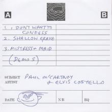 UK 2017 03 24 - PAUL McCARTNEY - FLOWERS IN THE DIRT - ARCHIVE COLLECTION - DELUXE EDITION - G - PAUL AND ELVIS COSTELLO - PROMO - pic 1