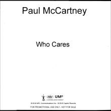 UK 2018 09 18 - 2018 12 17 - PAUL MCCARTNEY - WHO CARES - UK - PROMO - CDR - pic 1
