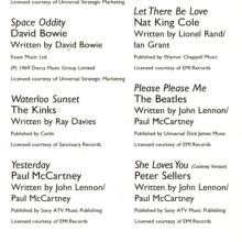 2005 Uk promo - Please Please Me - She Loves You / Songs Of The Decade Celebrating 50 Years Of The Ivor Novello Awards - pic 5