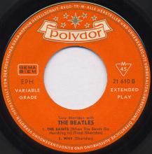 ger020 Tony Sheridan With The Beatles / My Bonnie / Cry For A Shadow / The Saints / Why   Polydor 21 610 HI-FI - pic 4
