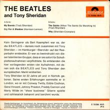 ger030 The Beatles & Tony Sheridan / My Bonnie / Cry For A Shadow / The Saints / Why / 5. 64 / Polydor / E 76 586 HI-FI - pic 2