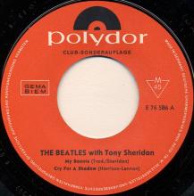 ger033 The Beatles & Tony Sheridan / My Bonnie / Cry For A Shadow / The Saints / Why / 5. 64 /  Polydor / E 76 586 HI-FI - pic 1