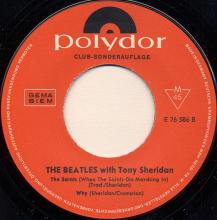 ger033 The Beatles & Tony Sheridan / My Bonnie / Cry For A Shadow / The Saints / Why / 5. 64 /  Polydor / E 76 586 HI-FI - pic 4