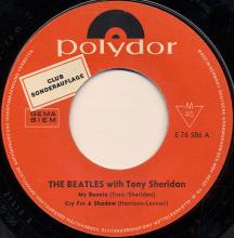 ger036 The Beatles & Tony Sheridan / My Bonnie / Cry For A Shadow / The Saints / Why / No Date / Polydor / E 76 586 HI-FI - pic 3