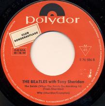 ger039 The Beatles & Tony Sheridan / My Bonnie / Cry For A Shadow / The Saints / Why / 3. 65 / Polydor / E 76 586 HI-FI - pic 4
