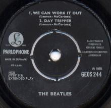 dk210 We Can Work It Out / Day Tripper / You've Got To Hide Your Love Away / What You're Doing Parlophone GEOS 244 - pic 3