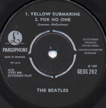 dk240 Yellow Submarine / Eleanor Rigby / For No One / Good Day Sunshine Parlophone GEOS 262 - pic 3