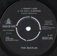 dk250  Penny Lane / Strawberry Fields Forever / And Your Bird Can Sing / I'm Only Sleeping Parlophone GEOS 265 - pic 3