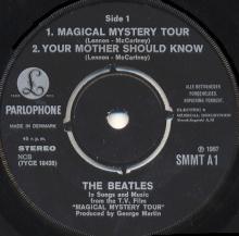 dk260 Magical Mystery Tour / Your Mother Should Know / I Am The Walrus - The Fool On The Hill / Flying / Blue Jay Way Parlophone - pic 3
