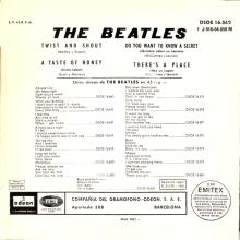 SP014 A TWIST AND SHOUT ⁄ A TASTE OF HONEY ⁄ DO YOU WANT TO KNOW A SECRET ⁄ THERE'S A PLACE - SLEEVE 13 LABEL 9 - pic 5