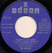 sp080  It Won't Be Long / All I've Got To Do / All My Loving / Don't Bother Me - pic 5