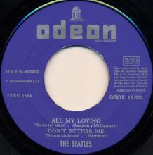sp080  It Won't Be Long / All I've Got To Do / All My Loving / Don't Bother Me - pic 6