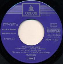 sp080  It Won't Be Long / All I've Got To Do / All My Loving / Don't Bother Me - pic 7