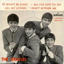 sp083  It Won't Be Long / All I've Got To Do / All My Loving / Don't Bother Me - pic 1