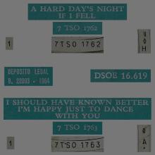 sp164 - 05 A HARD DAY'S NIGHT / IF I FELL / I SHOULD HAVE KNOWN BETTER / I'M HAPPY JUST TO DANCE WITH YOU - DSOE 16.619 - pic 4