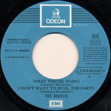 sp203  What You're Doing / I Don't Want To Spoil The Party / Everybody's Trying To Be My Baby / Every Little Thing - pic 7