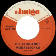 Beatles Discography DDR 040 KLINGENDE MONATSSCHAU 3 / 1965 SHE LOVES YOU / A HARD DAY'S NIGHT - pic 1