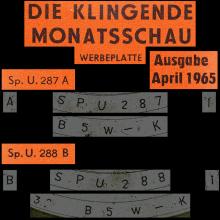 Beatles Discography DDR 040 KLINGENDE MONATSSCHAU 3 / 1965 SHE LOVES YOU / A HARD DAY'S NIGHT - pic 1