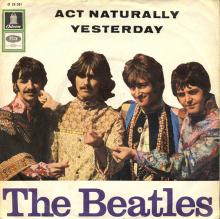 ger335  Act Naturally / Yesterday - pic 1