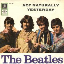 ger335  Act Naturally / Yesterday - pic 1