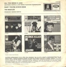 ger460  All You Need Is Love / Baby, You're A Rich Man - pic 1