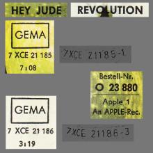 ger541 HEY JUDE / REVOLUTION - APPLE - 0 23 880 - pic 5