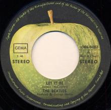 ger610  Let It Be / You Know My Name (Look Up The Number) - pic 1