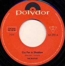 0090 / Cry For A Shadow / Why / Polydor 52 275 - pic 1