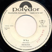 ger095  Cry For A Shadow / Why  Polydor 52 275 - pic 1