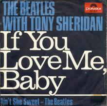 0110 / Ain't She Sweet / If You Love Me, Baby / Polydor 52 317 - pic 2