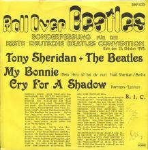 0220 / My Bonnie / Cry For A Shadow  / Polydor 2135 501 - pic 2