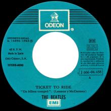 sp061 Ticket To Ride / Yes It Is 1J 006-04458 - pic 1