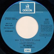 sp100 All You Need Is Love / Baby You're A Rich Man - pic 1