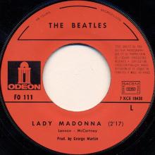 fr280  Lady Madonna / The Inner Light  J FO 111 - pic 5