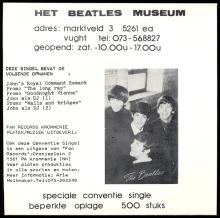 hol fl 1985 - ho690 - Internationaal Beatles - Weekend 's Hertogenbosch - Apple BFR 003 - pic 1