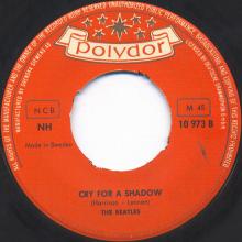 sw010 / My Bonnie / Cry For A Shadow / Polydor NH 10 973  - pic 1