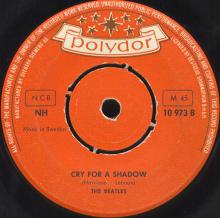 sw030 / My Bonnie / Cry For A Shadow / Polydor NH 10 973 - pic 4