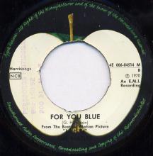sw370   The Long And Winding Road / For You Blue    4E 006 - 04514 M - pic 4