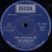 sw440 Like Dreamers Do / I'll Keep You Satisfied FR 13793 - pic 1