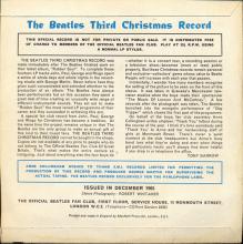 THE BEATLES DISCOGRAPHY UK 1964 The Beatles Third Christmas Record - LYN 948 - Promo - pic 2