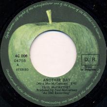be01 Another Day ⁄ Oh Woman Oh Why 4C 006-04758  - pic 1