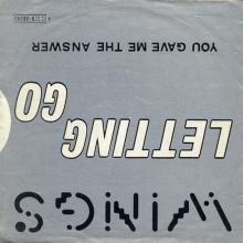 be14 Letting Go ⁄ You Gave Me The Answer 4C 006-96940 - pic 6