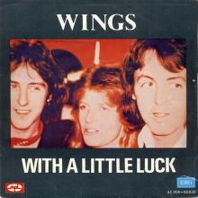 be20 With A Little Luck ⁄ Backwards Traveller⁄Cuff Link 4C 006-60639 - pic 1