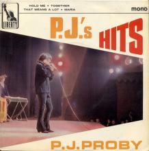 P.J. PROBY - THAT MEANS A LOT - UK - LEP 2251 - EP - pic 1