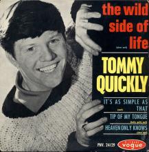 TOMMY QUICKLY - TIP OF MY TONGUE - VOGUE ⁄ PYE - PNV.24129 ⁄ EXPV 4111 B-P - FRANCE EP - pic 1