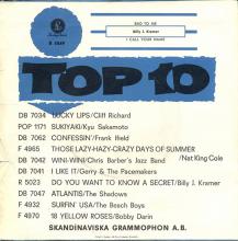 BILLY J. KRAMER WITH THE DAKOTAS - BAD TO ME ⁄ I CALL YOUR NAME - R 5049 - SWEDEN - 1 BLUE SLEEVE - pic 2