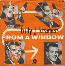 BILLY J. KRAMER WITH THE DAKOTAS - FROM A WINDOW - R 5156 - DENMARK - pic 1